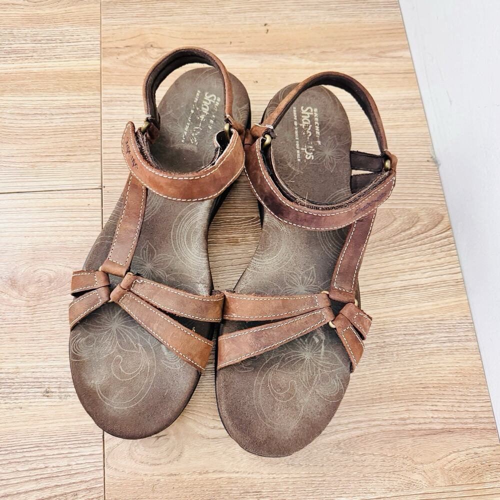 Skechers Shape-Ups sandals Brown Women’s Size 11 - Picture 9 of 11